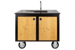 Der Merklinger Outdoor Modul "Toni" (2 Türen + Spülbecken – Armatur) -Cafiro Geschäft 002 dermerklinger holzbackofen grill pizzaofen spuelmodul outdoorkueche jpg