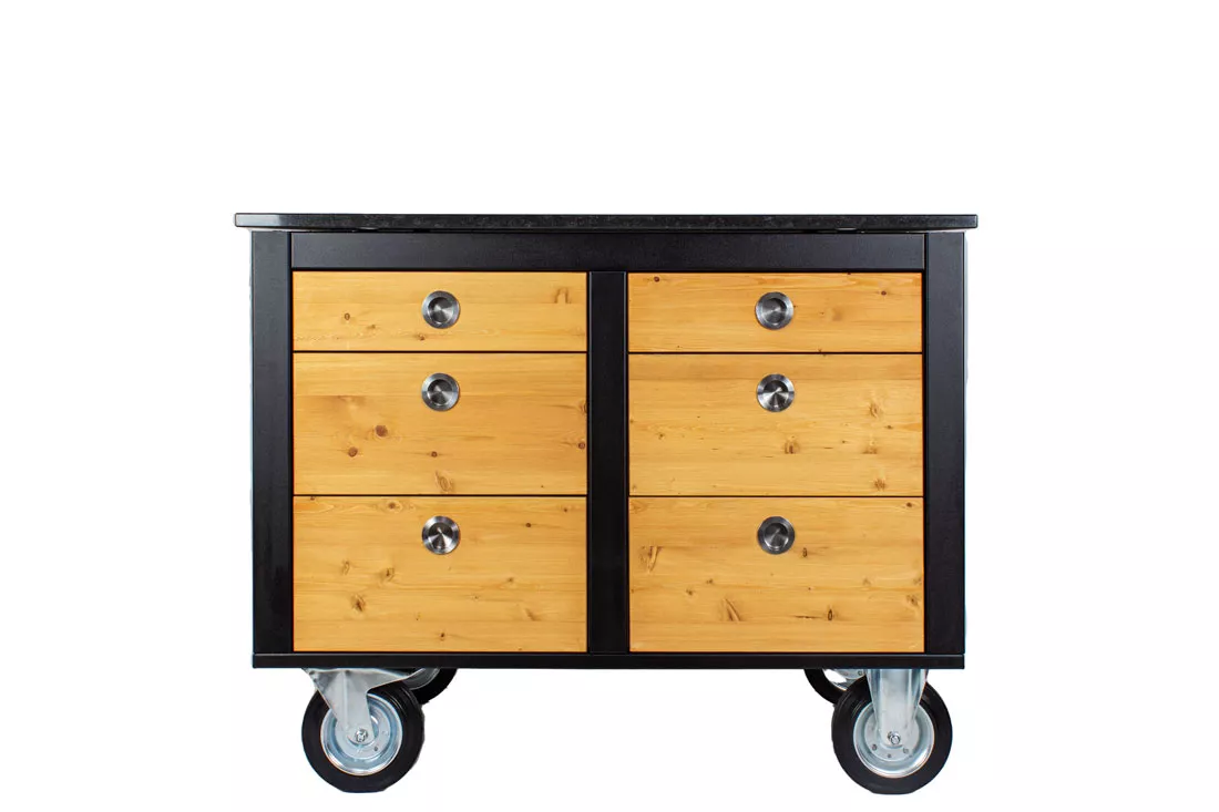 Der Merklinger Outdoor Modul "Lotti" (6 X Schubladen) 1 Der Merklinger Outdoor Modul "Lotti" (6 X Schubladen)