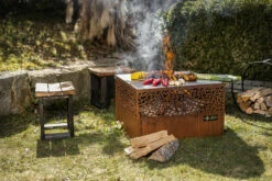 Feuerkorb Mit Grillplatte Feu Du Jardin CUBE 500 Inkl. Grillrost, Rost 14 Feuerkorb Mit Grillplatte Feu Du Jardin CUBE 500 Inkl. Grillrost, Rost -Cafiro Geschäft 01 gartenfeuer carre 750 rost optik