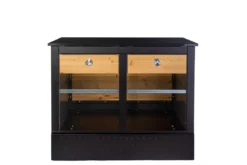 Der Merklinger Outdoor Modul "Eva" (2 Schubladen M. Ablage) -Cafiro Geschäft 02 dermerklinger modul schublade offen outdoorkueche blende jpg