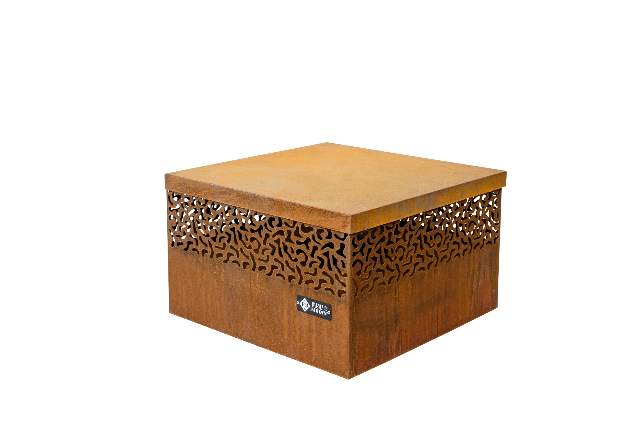 Feuerkorb Mit Grillplatte Feu Du Jardin CUBE 500 Inkl. Grillrost, Rost 6 Feuerkorb Mit Grillplatte Feu Du Jardin CUBE 500 Inkl. Grillrost, Rost – Bild 6