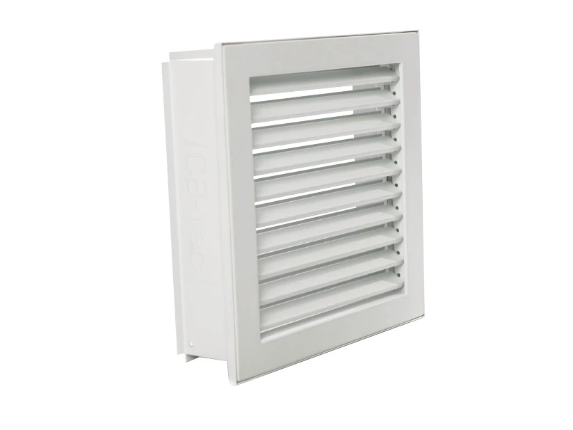 Kaltluftgitter Putzbündig Hochkant Weiß 1 Kaltluftgitter Putzbündig Hochkant Weiß