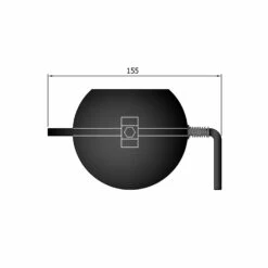 Drosselklappe Rauchrohr Stahl Schwarz -Cafiro Geschäft 12 5102tfinohtjqe9x