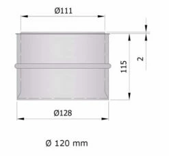 Wandfutter Doppelwandig Rauchrohr Stahl Unlackiert -Cafiro Geschäft 12 750gnxiomu2rvx9z