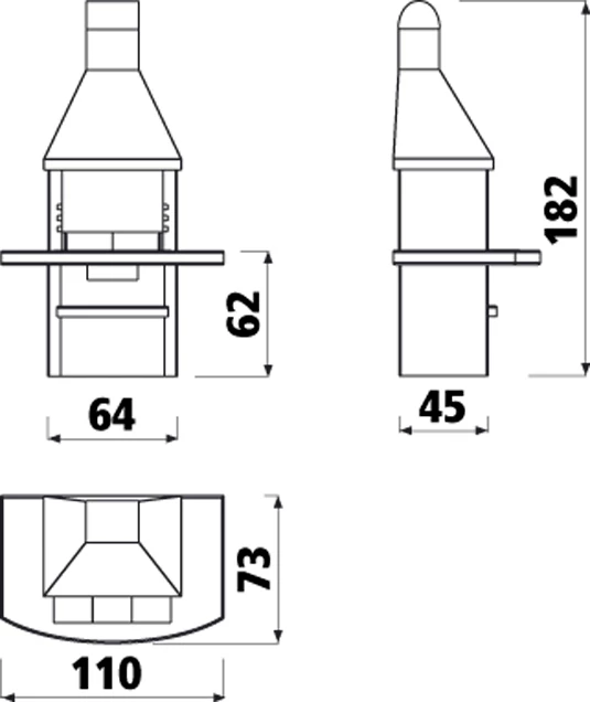 Grillkamin Wellfire TOSCANA Mit Edelstahlhaube 3 Grillkamin Wellfire TOSCANA Mit Edelstahlhaube – Bild 3