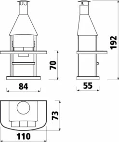 Grillkamin Wellfire AVANTA Mit Edelstahlhaube 5 Grillkamin Wellfire AVANTA Mit Edelstahlhaube -Cafiro Geschäft 1231 1