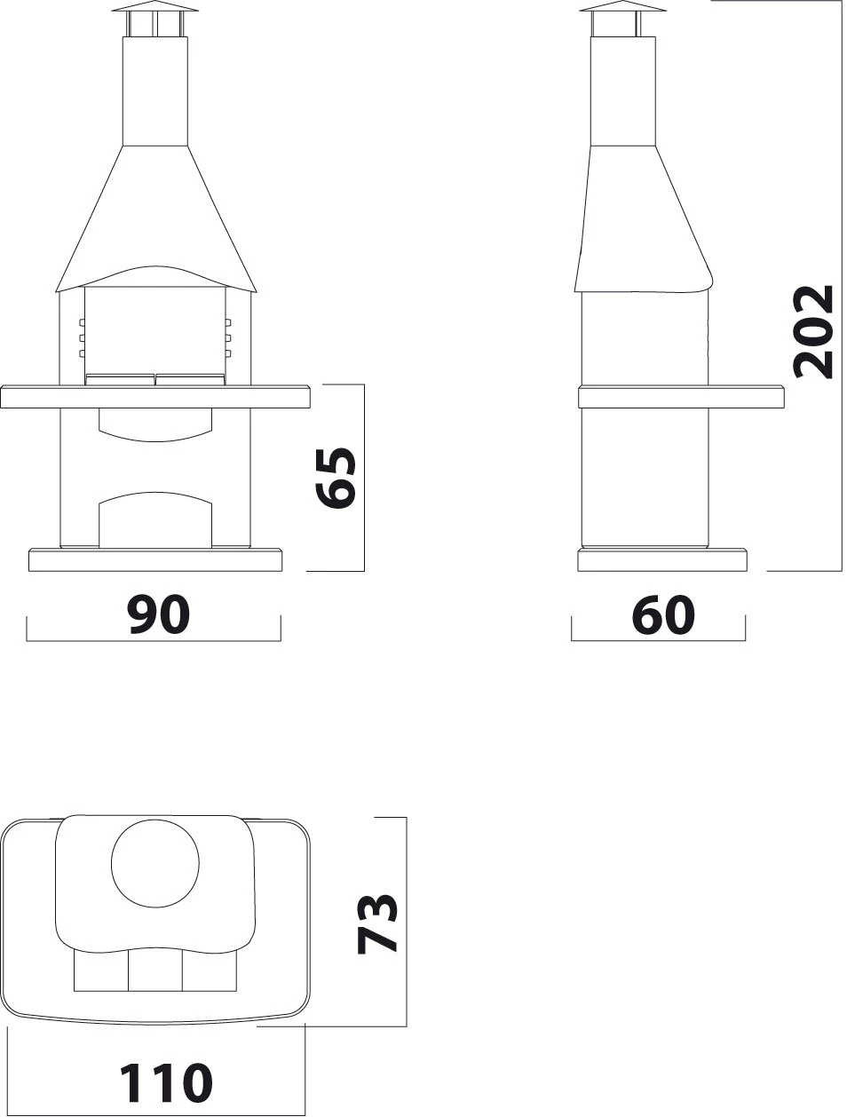 Grillkamin Wellfire NOVA Weiß Mit Betonhaube 3 Grillkamin Wellfire NOVA Weiß Mit Betonhaube – Bild 3