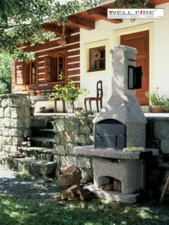 Grillkamin Wellifre NOVA QUATTRO 4 In 1 Braun, Mit Betonhaube -Cafiro Geschäft 1233 2