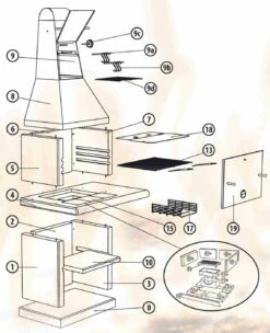 Grillkamin Wellfire PARTY QUATTRO 4 In 1 Mit Stahlhaube -Cafiro Geschäft 1235 1