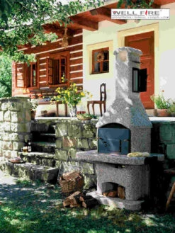 Grillkamin Wellfire NOVA QUATTRO 4 In 1 Weiß Mit Betonhaube -Cafiro Geschäft 1237 2