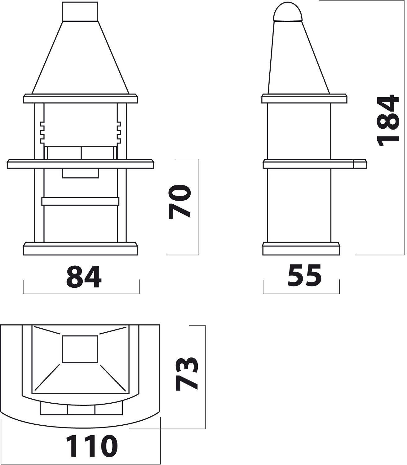 Grillkamin Wellfire NOVERA Mit Edelstahlhaube 3 Grillkamin Wellfire NOVERA Mit Edelstahlhaube – Bild 3