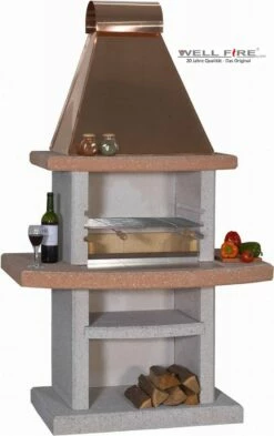 Grillkamin Wellfire NOVERA Mit Kupferhaube