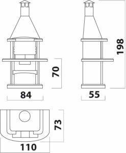 Grillkamin Wellfire ALEGRA Mit Edelstahlhaube 5 Grillkamin Wellfire ALEGRA Mit Edelstahlhaube -Cafiro Geschäft 1250 1