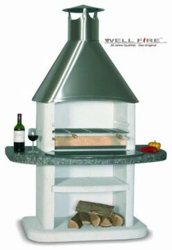 Grillkamin Wellfire ARDEA Mit Edelstahlhaube