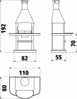Grillkamin Wellfire ARDEA Mit Edelstahlhaube -Cafiro Geschäft 1256 1