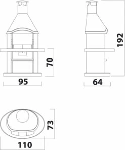 Grillkamin Wellfire DUNA COLORA Mit Edelstahlhaube 5 Grillkamin Wellfire DUNA COLORA Mit Edelstahlhaube -Cafiro Geschäft 1258 1