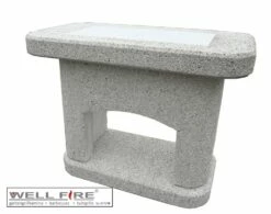 Beistelltisch Für Grillkamin NOVA Weiß