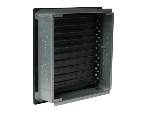 Warmluftgitter Stahl Schwarz 4 Warmluftgitter Stahl Schwarz – Bild 4