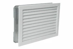 Kaltluftgitter Stahl Weiß