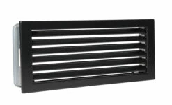 Kaltluftgitter Stahl Schwarz