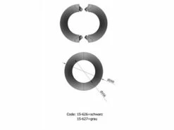 Wandrosette Rauchrohr Stahl Zweiteilig Randbreite 52 Mm Ø 155 Mm Hellgrau -Cafiro Geschäft 143a4454b9590e0d606499eeb5abffe1