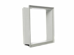 Einbaurahmen Für Lüftungsgitter Putzbündig Weiß