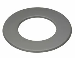 Wandrosette Stahl Randbreite 30 Mm Hellgrau