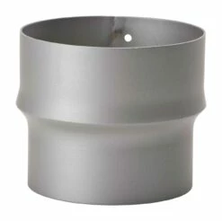 Erweiterung Rauchrohr Stahl Hellgrau, Eng-weit