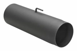 Rauchrohr Stahl 500 Mm Schwarz Mit Drosselklappe