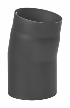 Rauchrohrbogen Stahl 11° Schwarz