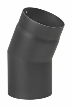 Rauchrohrbogen Stahl 22° Schwarz