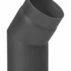 Rauchrohrbogen Stahl 33° Schwarz