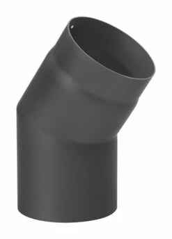 Rauchrohrbogen Stahl 33° Schwarz
