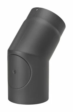 Rauchrohrbogen Stahl 45° Mit Tür Schwarz 6 Rauchrohrbogen Stahl 45° Mit Tür Schwarz -Cafiro Geschäft 1853 1