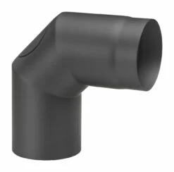 Rauchrohrbogen Stahl 2x 45° Schwarz Mit Tür 6 Rauchrohrbogen Stahl 2x 45° Schwarz Mit Tür -Cafiro Geschäft 1856 1