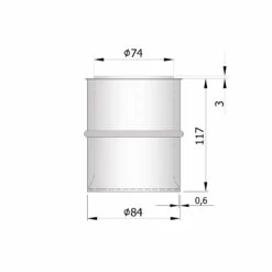Doppelwandfutter Pellet-Ofenrohr 120 Mm Lang Unlackiert 7 Doppelwandfutter Pellet-Ofenrohr 120 Mm Lang Unlackiert -Cafiro Geschäft 19 75227u9rodrfsge2