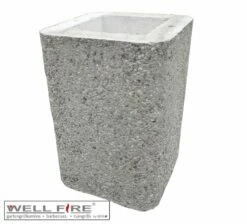 Haubenverlängerung Wellfire Grillkamin NOVA, NOVA Quattro Braun