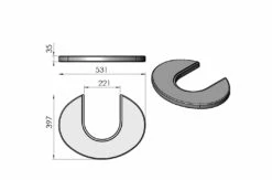 Kaminofen TermaTech TT20Rs Speckstein Schwarz, 5 KW -Cafiro Geschäft 2511 473466