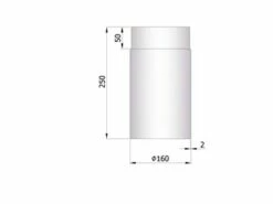 Rauchrohr Stahl 250 Mm Unlackiert -Cafiro Geschäft 26 110 250mmar9bigw30aahl