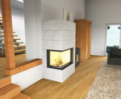 Kaminbausatz Brunner Systemkamin BSK 03 Eck Kamin Links Schiebetür, 12 KW -Cafiro Geschäft 29406e1b3b2540ca360096af87cfeb8b