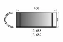 Hitzeschild Doppelwandig Für Rauchrohr Stahl 460 Mm Ø 150 Mm Schwarz -Cafiro Geschäft 2948 2