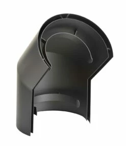 Hitzeschild Doppelwandig Für Rauchrohrbogen Stahl 45° Ø 150 Mm Schwarz