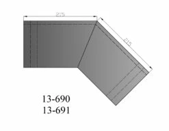 Hitzeschild Doppelwandig Für Rauchrohrbogen Stahl 45° Ø 150 Mm Schwarz 6 Hitzeschild Doppelwandig Für Rauchrohrbogen Stahl 45° Ø 150 Mm Schwarz -Cafiro Geschäft 2949 2