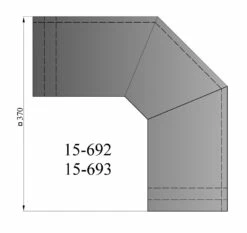Hitzeschild Doppelwandig Für Rauchrohrbogen Stahl 2x 45° Ø 150 Mm Schwarz 7 Hitzeschild Doppelwandig Für Rauchrohrbogen Stahl 2x 45° Ø 150 Mm Schwarz -Cafiro Geschäft 2950 2