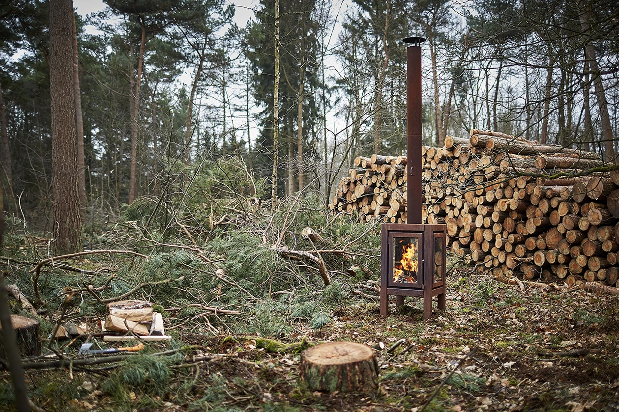 Terrassenkamin Cortenstahl RB73 QUARUBA XXL 2 Terrassenkamin Cortenstahl RB73 QUARUBA XXL – Bild 2