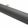 Rauchrohr Stahl 1000 Mm Schwarz Mit Drosselklappe