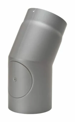 Rauchrohrbogen Stahl 33° Ø 150 Mm Hellgrau Mit Tür -Cafiro Geschäft 31329f5ba89af668c304bbae751e94f6