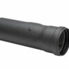 Pellet-Ofenrohr Stahl 250 Mm Schwarz Mit Prüföffnung