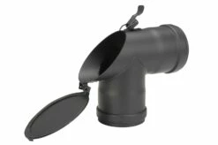 T-Stück Pellet-Ofenrohr 90° Schwarz Mit 45° Prüföffnung, Muffe-Muffe 14 T-Stück Pellet-Ofenrohr 90° Schwarz Mit 45° Prüföffnung, Muffe-Muffe -Cafiro Geschäft 3450 2