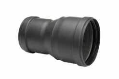 Steckverbinder, Reduzierung, Steckende-Steckende Für Pelletrohr Schwarz